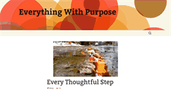 Desktop Screenshot of everythingwithpurpose.com