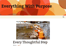 Tablet Screenshot of everythingwithpurpose.com